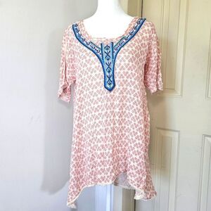 Anthropologie Holding Horses Embroidered Tunic Small
